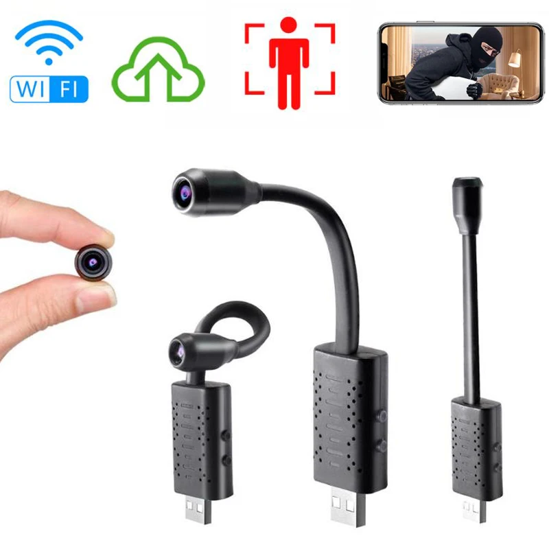 

Micro Mini USB Camera With WiFi Can Automatically Capture The Motion 720 HD Camera Security Guarantee Ultra-high Recording
