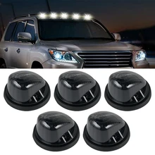 Bevinsee 5pcs Roof Cab Marker Running Light For Chevrolet C/K Series GMC C/K Series Pickup Trucks  LED Car Cab Roof Marker Light