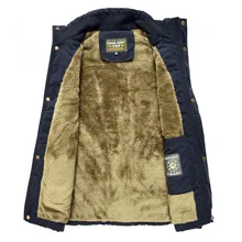 Nian Jeep, мужской осенний и зимний хлопковый жилет, мужской, для спорта на открытом воздухе, плюс бархат, свободный, жилет, жилет, мужской, большой размер