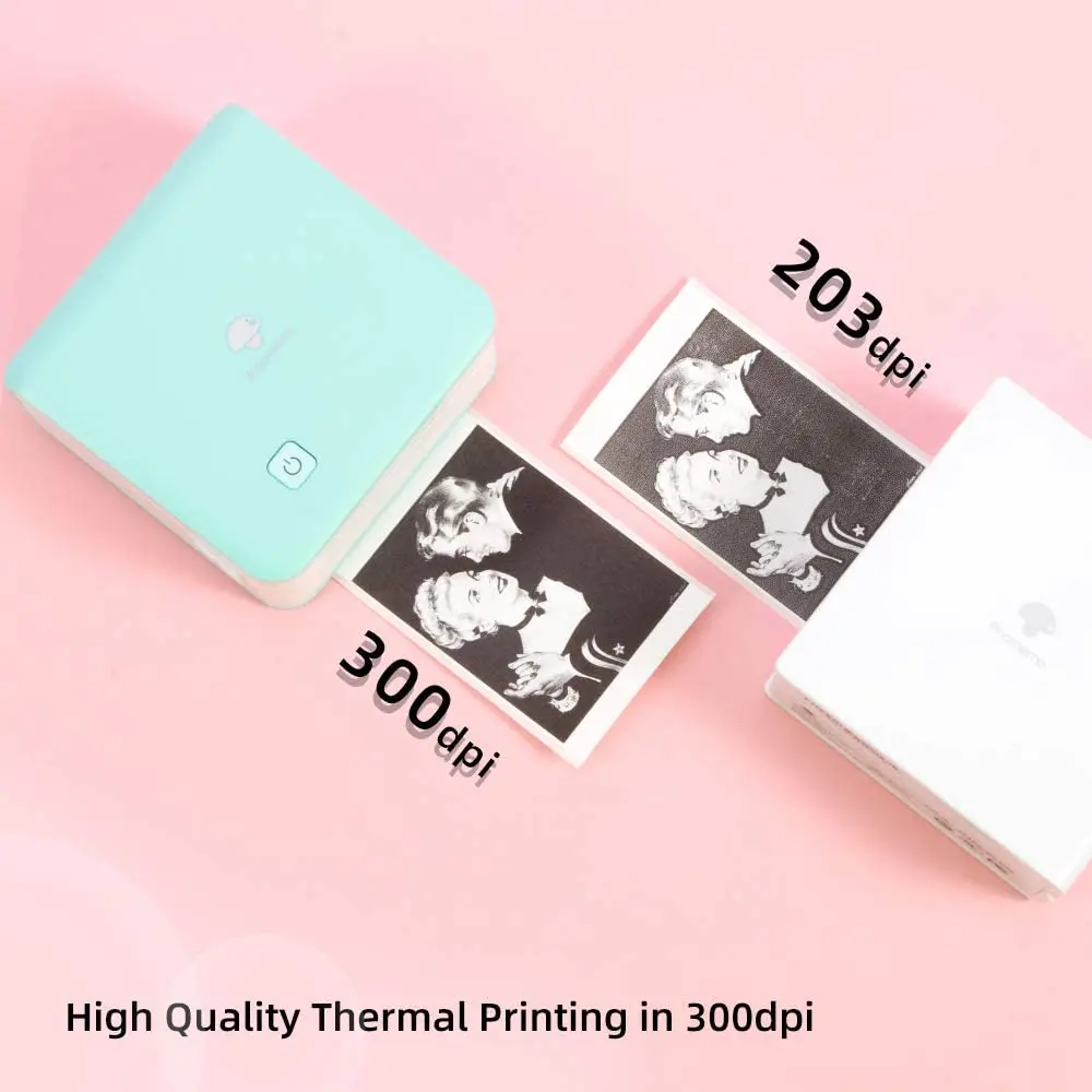 Термопринтер Phomemo M02 Pro 300 точек/дюйм Bluetooth портативный карманный мини принтер с