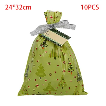 

Storage Drawstring Pouch Pocket Cute Pattern Decorative Christmas Sacks