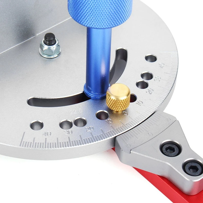 1Pcs Miter Gauge Wood Working Tool For Bandsaw Table Saw Router Angle Miter Gauge Guide Fence Woodworking Machinery Parts