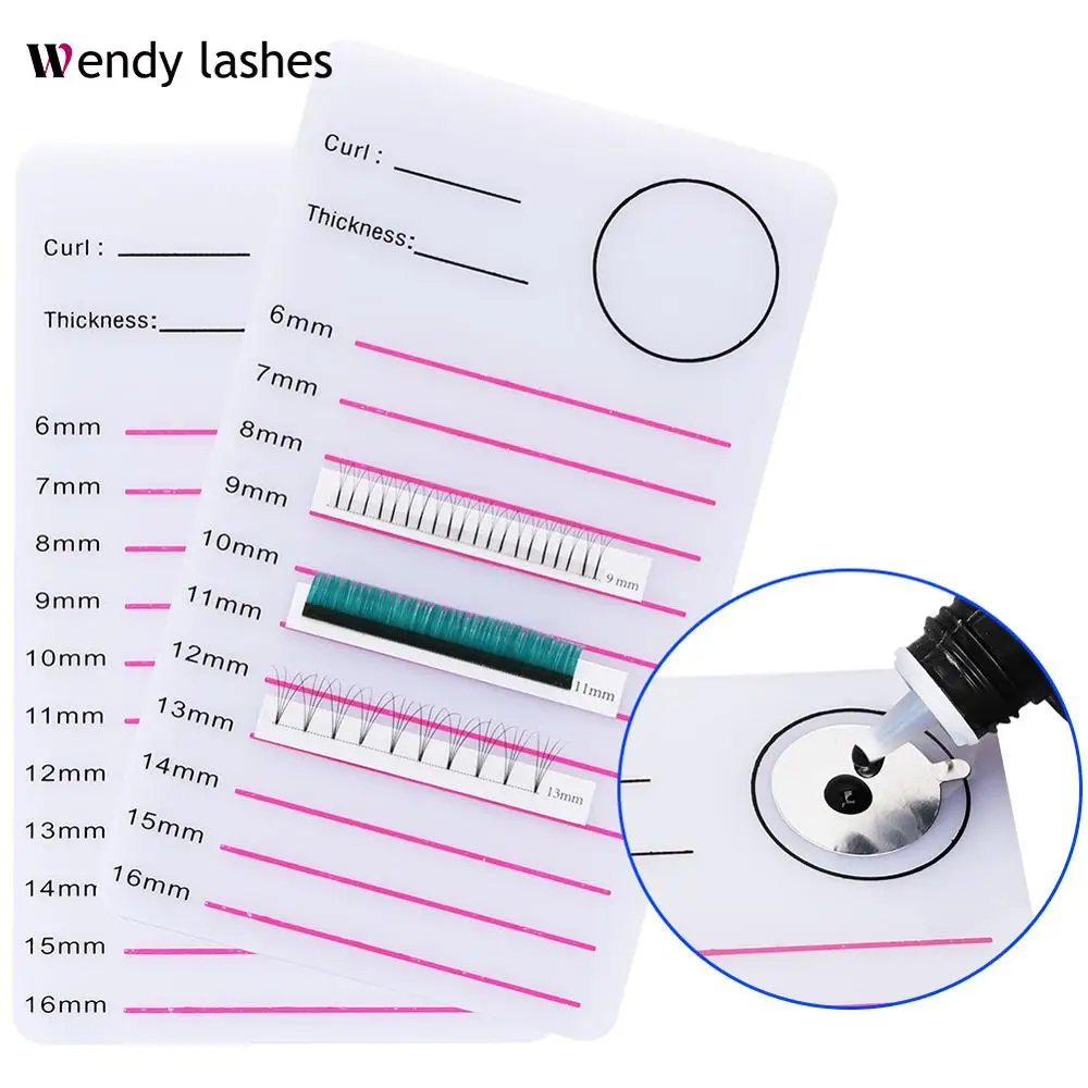 Eyelash-Board Acrylic Professional White Individual Brand-New