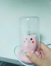 XaoMi-cepillo de dientes eléctrico inteligente de silicona para chicos, ultrasónico, automático, con patrón de dibujos animados, 360 grados