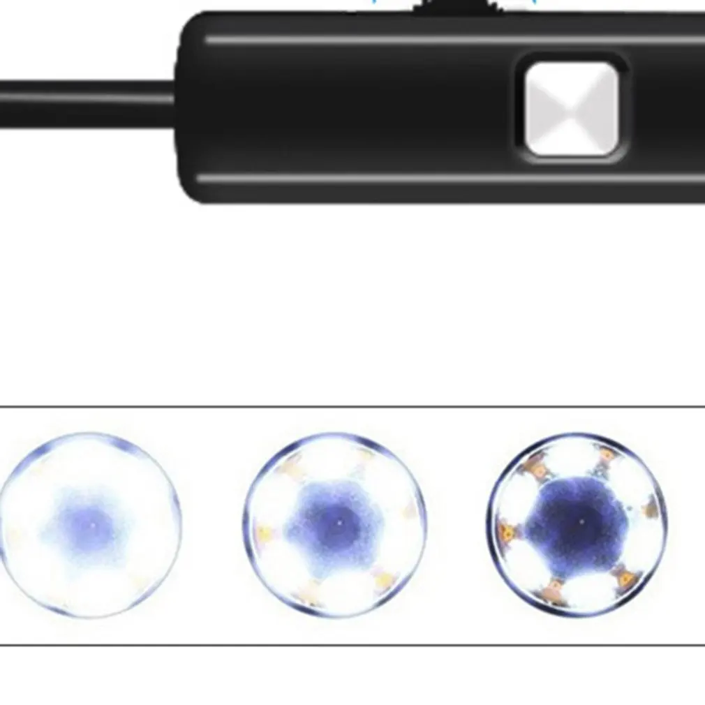 Регулируемый Android ультра прозрачный беспроводной телефон эндоскоп Водонепроницаемый 7 мм камера мини мобильный телефон эндоскоп