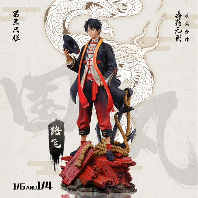 14 6 Anime One Piece Monkey D Luffy Gear 4 Snakeman Tankman Boundman Gk Statue Portrait Box Action Figure Collectible Model Toy Action Figures Aliexpress