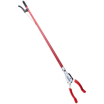 

1pc Trash Clamp Rubbish Pick Up Clip Long Foldable Garbage Cramp Sanitory Worker Accessories