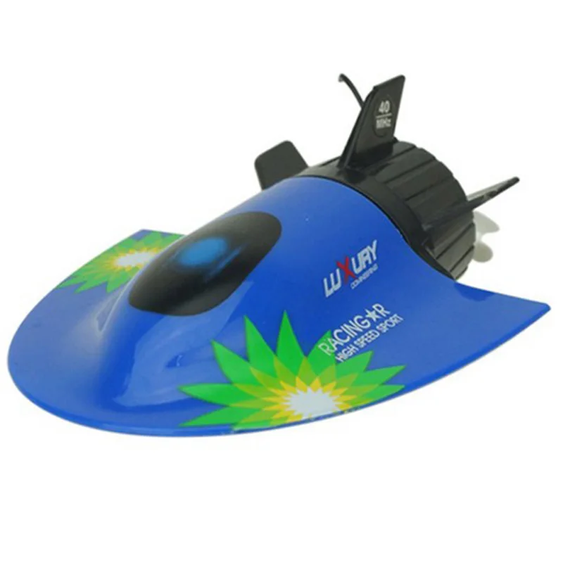 

Rc Submarine Mini Rc Fishing Boat High Speed Racing Boat 27Mhz Radio Remote Control Submarine Toys for Children Gift Outdoor Toy