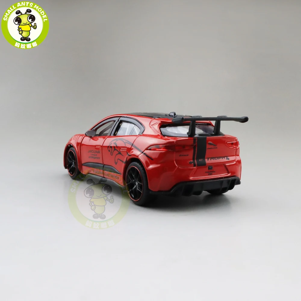 1/36 JACKIEKIM Jaguar I-PACE eTROPHY литой модельный автомобиль игрушки для детей откатные подарки для мальчиков и девочек