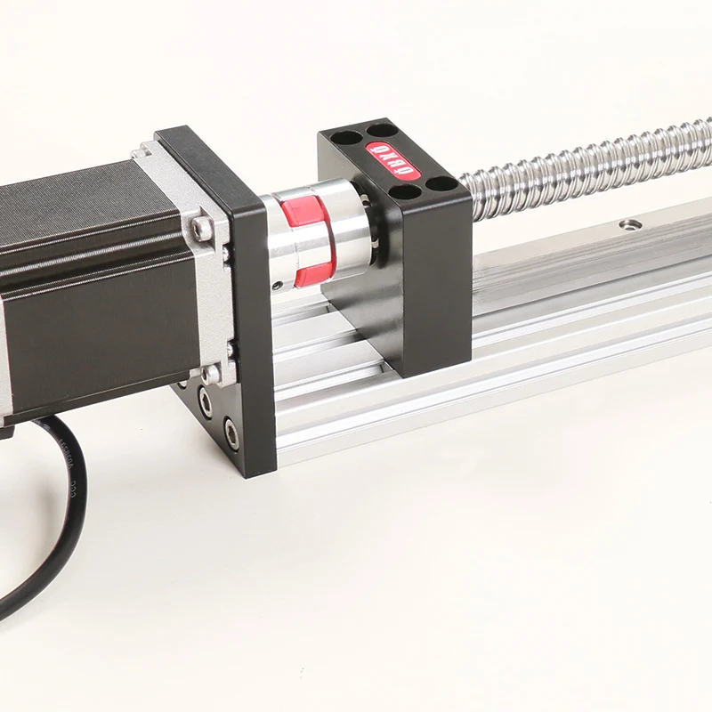 Free shipping NC linear positioning kit for linear guide motion actuator module with motor