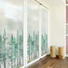 Custom Size Static Cling Window Film Forest Decorative Private Frosted Glass Sticker For Bedroom Bathroom Kitchen Living Room ► Photo 2/4