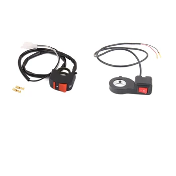 

2pcs 7/8 22mm Handlebar Emergency Warning Flash Light Switch Push Button ON/OFF