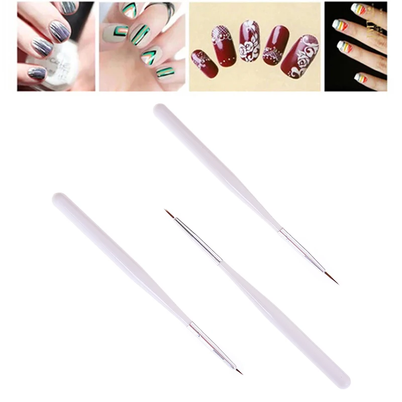 3 шт накладные ногти для рисования кончики кисти Гель лак нейл арта рисование