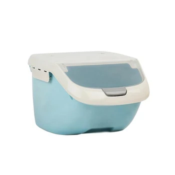 

Rice Storage Box Sealed Moisture-Proof Large Capacity Grain Flour Container Kitchen Rice Storage Box Flip Cover