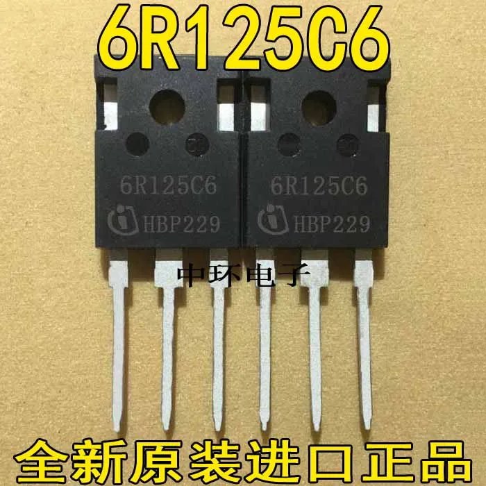 10 шт./лот IPW60R125C6 6R125C6 МОП-TO-247