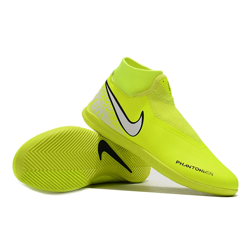 Nike Phantom Vison Academy DF IC; большие размеры 39-45 Футбол бутсы кроссовки Для мужчин Мужская футбольная обувь Zapatillas Deportivas Hombre; большие размеры