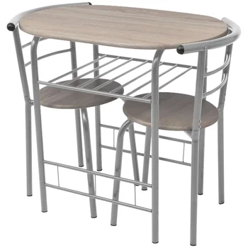 

vidaXL Breakfast Bar Set MDF