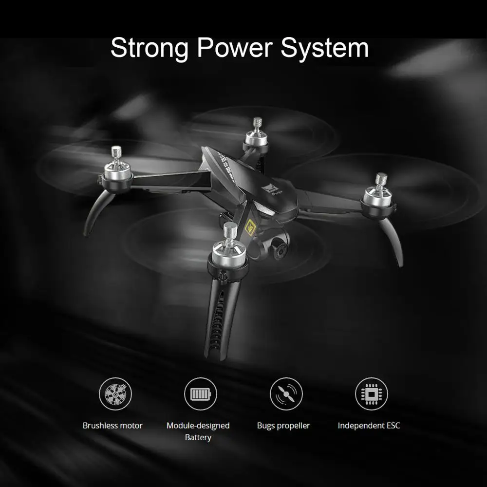 MJX Bugs 5W B5W RC Drone with Camera 4K 5G Wifi GPS Brushless 1KM RC Distance Flight Gesture Photo Video Portable RC Quadcopter
