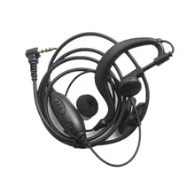 5 шт. 3,5 мм Jack G-Форма ушной крючок гарнитура наушники PTT для Yaesu Vertex двухстороннее радио VXF-1, VX-351, VX-354 VX-5R