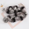 New Style Women Winter Knitted Real Rex Rabbit Fur Scarf Natural Warm Rex Rabbit Fur Scarves Lady Quality 100% Real Fur Muffler 5