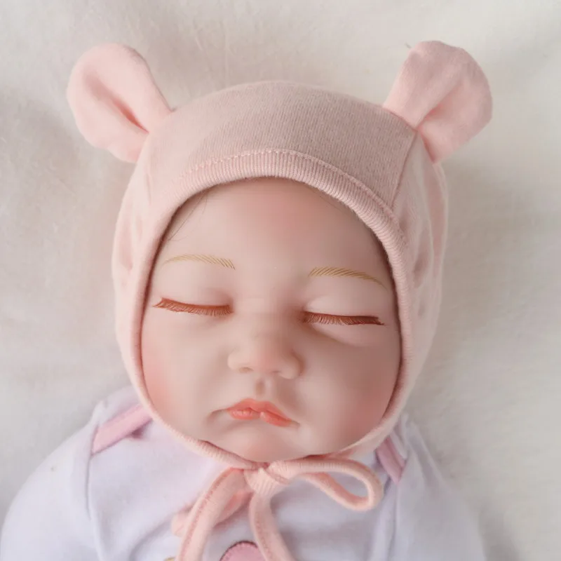 front ear pink Милый кролик Новорожденный шляпа детская шапочка новорожденный реквизит для фотосъемки дети мальчики девочки Кепка с ушками Детские капот аксессуары для девочек - Цвет: front ear pink