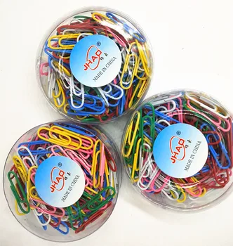 

28mm Clip 160-Pack Paper Clip Color Plastic-covered Paper Clip Clip Clip