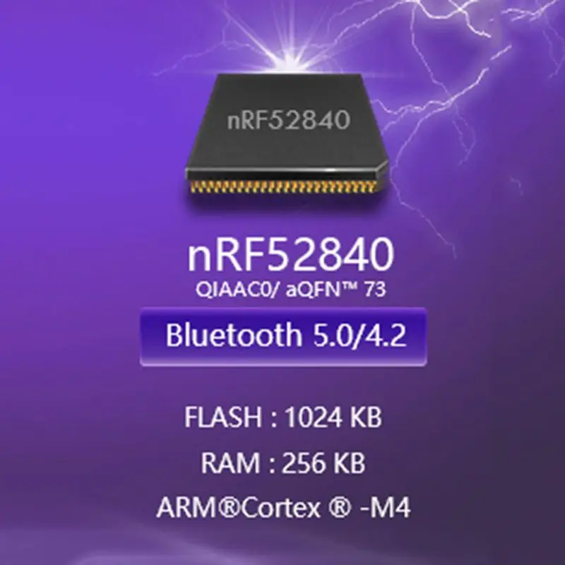 NRF52840 Bluetooth 5,0 240 МГц RF приемопередатчик E73-2G4M08S1C 8dbm керамическая антенна BLE 4,2 2,4 ГГц передатчик и приемник беспроводной