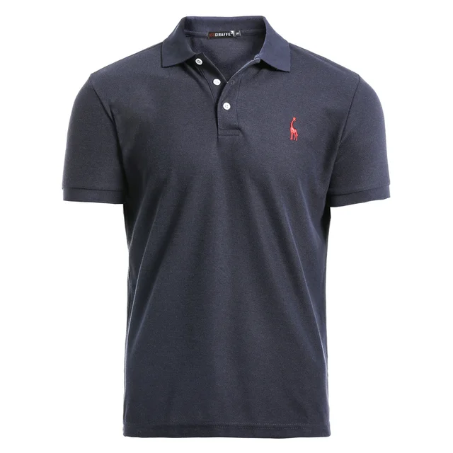 New Mens Fashion Casual Slim Fit T shirt Polo shirt with small sizes Deer 