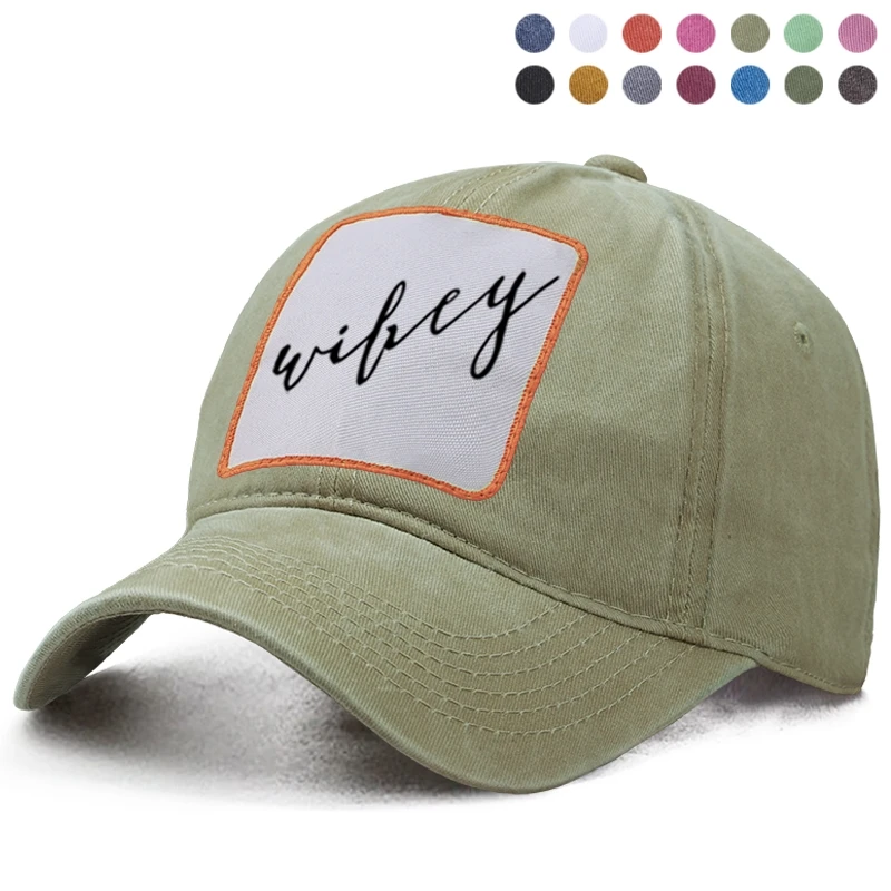 Letter Pinterd Wifey Baseball Cap Dad 