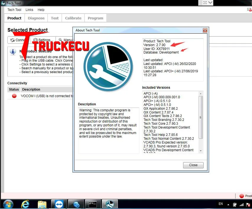 2.7.96 ptt  Premium Tech Tool dev2tool for volvo truck/excavator/bus/loader diagnostic software for Volvo Developer Tool
