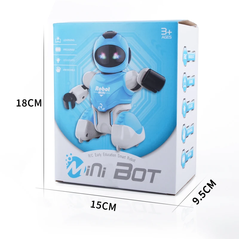 Hot Mini Robot KID TOY Remote Control Robot Smart Action Walk Singing Dance Action Figure Gesture Sensor Toys Gift for Children