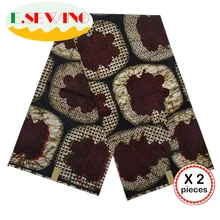 Настоящий голландский настоящий воск ткань Анкара африканская ткань 12 ярдов Хлопок Воск Принт Гана Нигерия для африканских платьев пэчворк 06