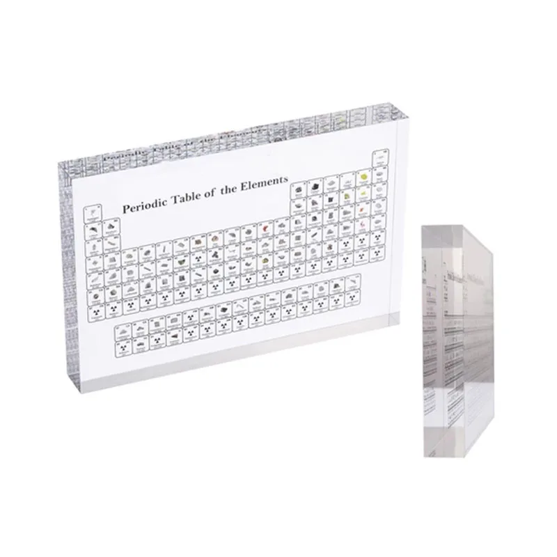 

Acrylic Periodic Table Display Kids Teaching School Day Teacher's Day Birthday Gifts Periodic Table Display