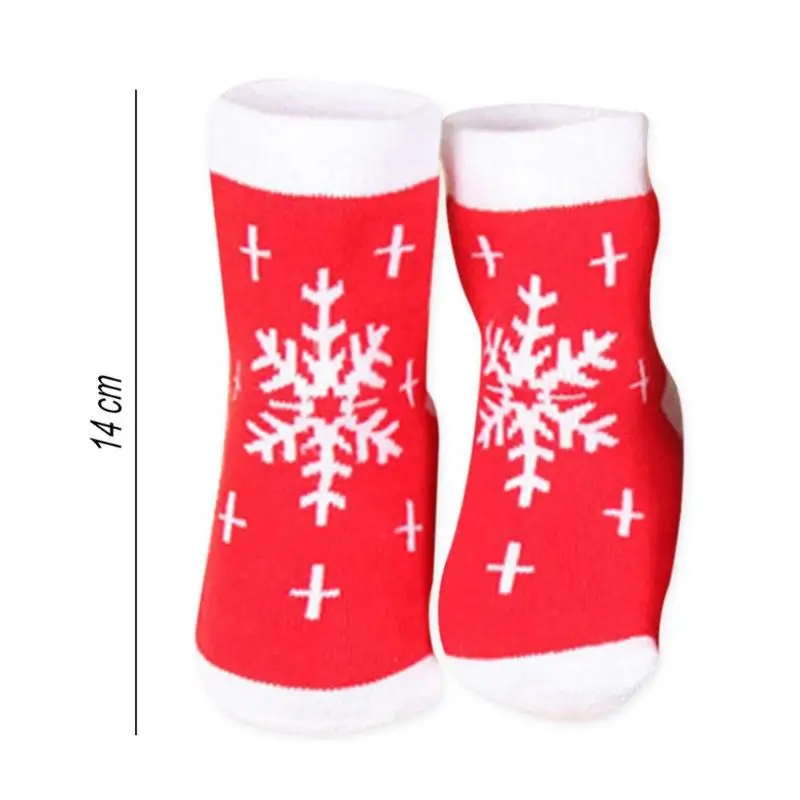 Autumn Winter Wool Cotton Socks Set Women Keep Warm Free Size Cute Cartoon Socks Short Christmas Socks - Цвет: 06