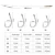 18.5 cm 6-8pcs Leader Carp Fishing Hooks Hair Rigs With Line 30-60LB 2/4/6/8# Europe Feeder Group Carp Hook Accessories