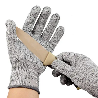 Перчатки с защитой от порезов, устойчивые к ногам, Проволочная металлическая сетка из нержавеющей стали, кухонные перчатки с защитой от порезов