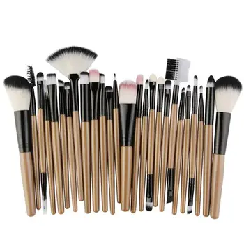 

25PCS Makeup Brushes Small Floral Cheap Makeup Brush Set Full Set of Multifunction Foundation Brush Combination Makeup Tools Kit