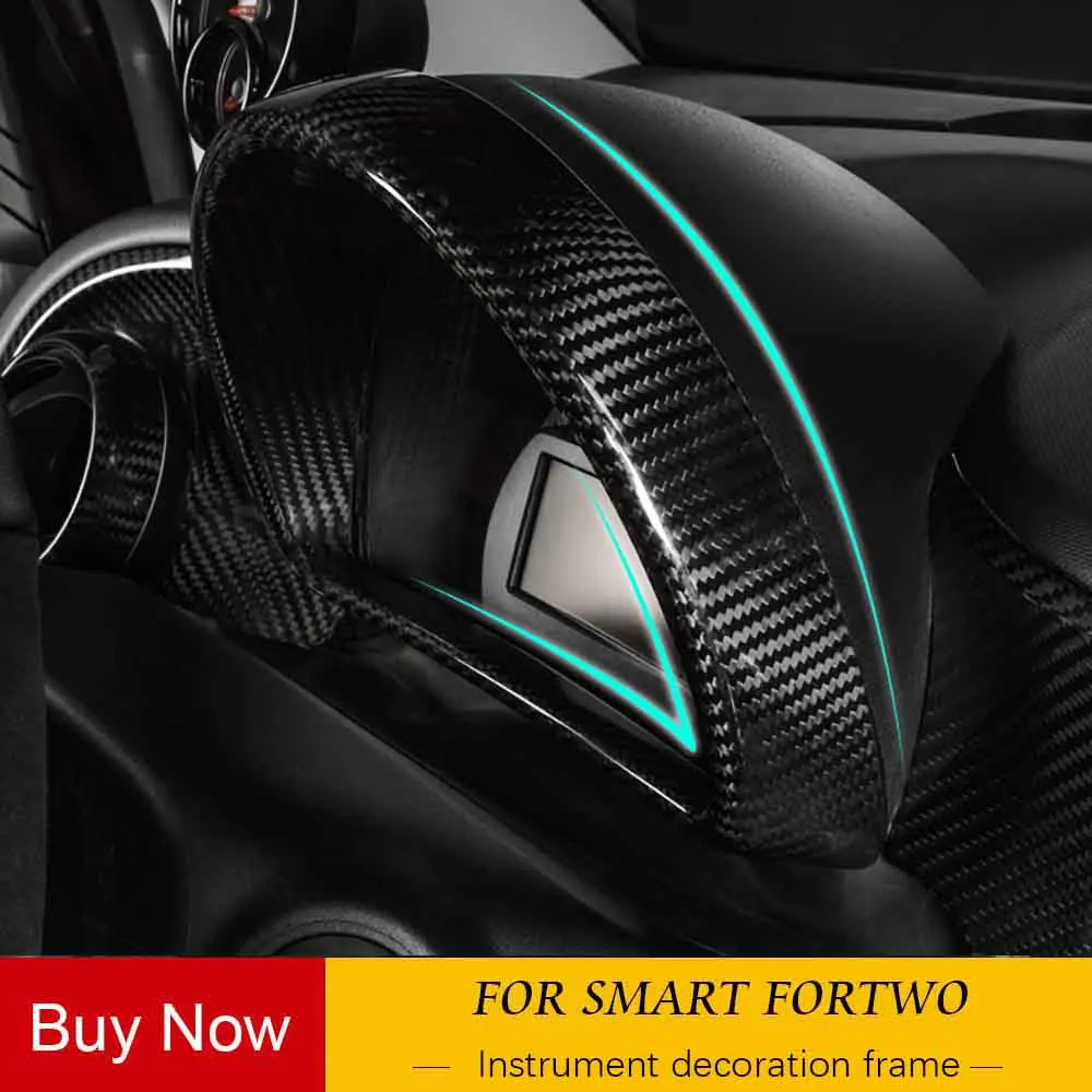 

For Smart 453 fortwo forfour Instrument decoration frame Speed meter fuel mater frame Modification car styling accessories