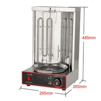 Electric/LPG Gas Doner Kebab Machine Shawarma Roasters Vertical Grill Stainless Steel Rotisserie 1