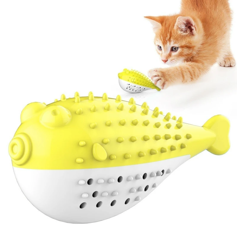

Cat Toy Simulation Fish Pet Mint Fish Funny Cat Stick Remove Cat's Dental Calculus Keep Oral Health Gatos Cats Kedi Jouet Chat