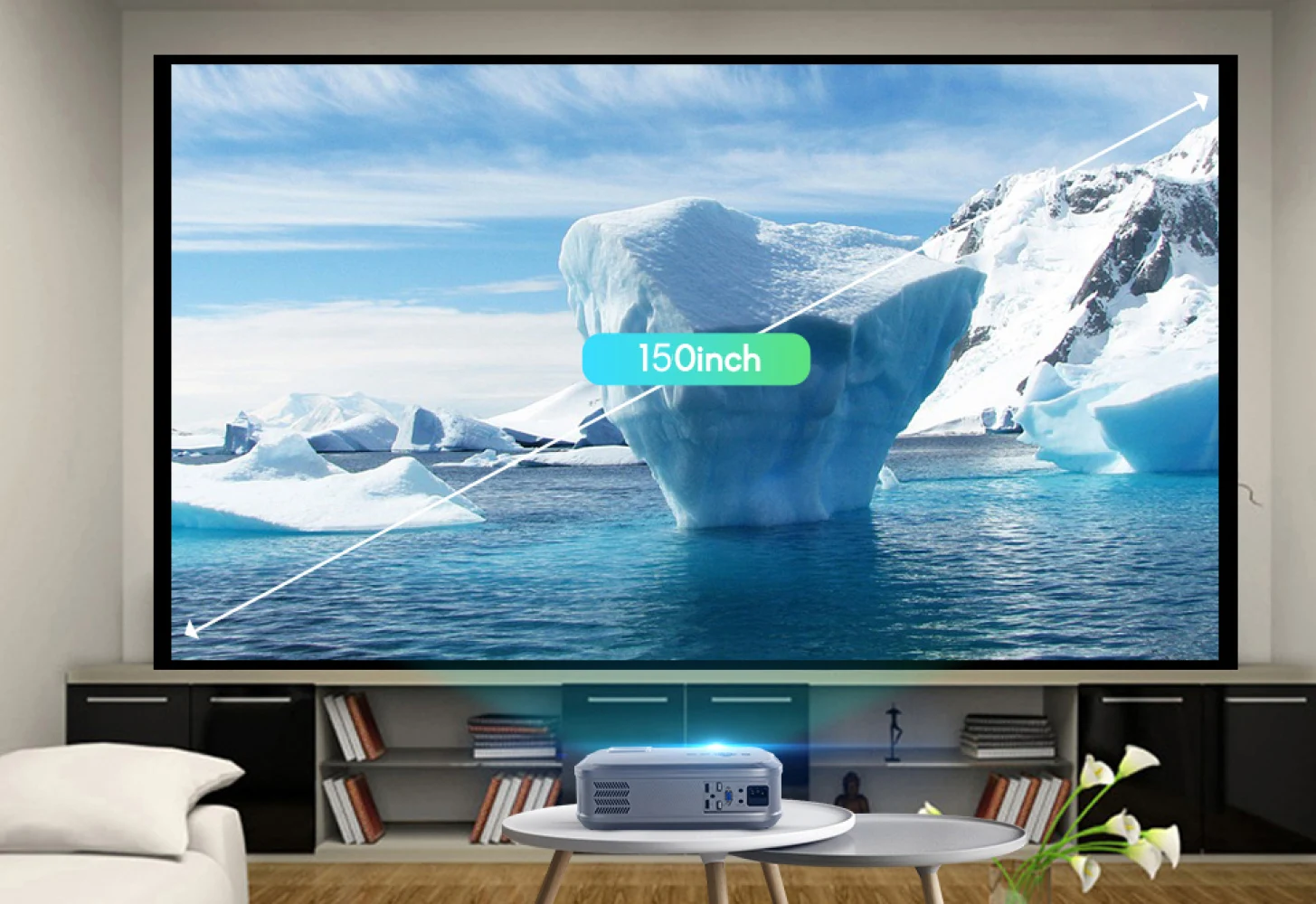LED  Ƽ 1080P 4K ¶ , ȵ̵ 9.0  ̴ Ʈ Ƽ ũ  Ȩ þ
