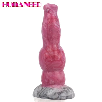Big Knot Dog Dildo For Women Raw Meat Gory Animal Penis With Suction Cup Fantasy Anal Sex Toys Erotic Intimate Adults Products 1