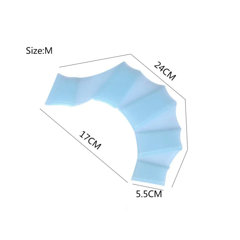 1 шт. плавательный платок Силиконовые Плавательные перчатки Дайвинг ласты для плавания оборудование