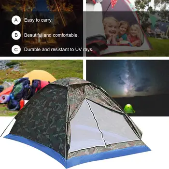 

Anti-mosquito Hunting Hiking Fishing Tent Portable Waterproof Tourist Camping Army Outdoor 1 2 Person Single Layer Camouflage