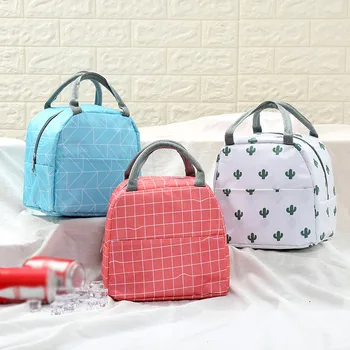 

2019 new Unisex Waterproof Lunch Bag for Women kids Men Outdoor Fashion Simple Style Large Capacity Waterproof Lunch Bag#p