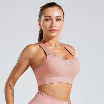 Костюм для йоги 2 шт. спортивные рубашки укороченный топ бесшовные леггинсы спортивный комплект одежда для фитнеса спортивный костюм женский - Цвет: pink tops