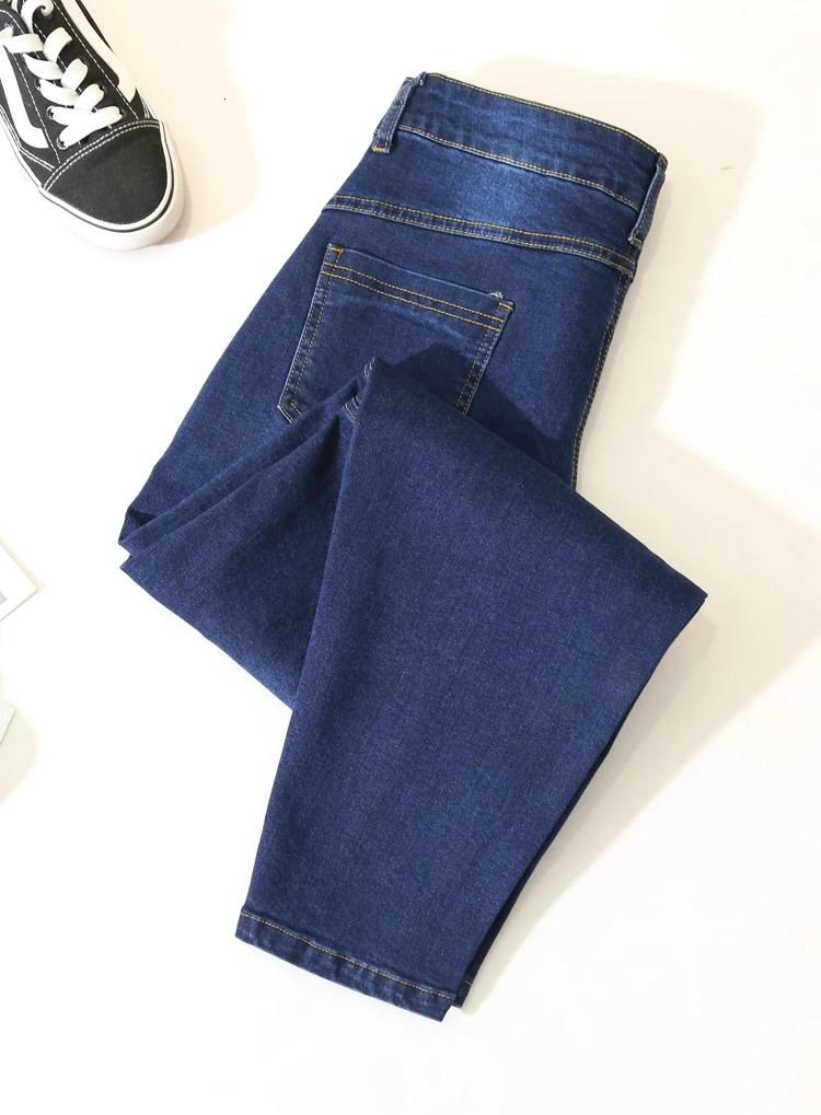 Ladies Autumn Winter plus size jeans women Harem Pants Female Simple casual High Waist trousers Jeans Fashion Legging 2 Color