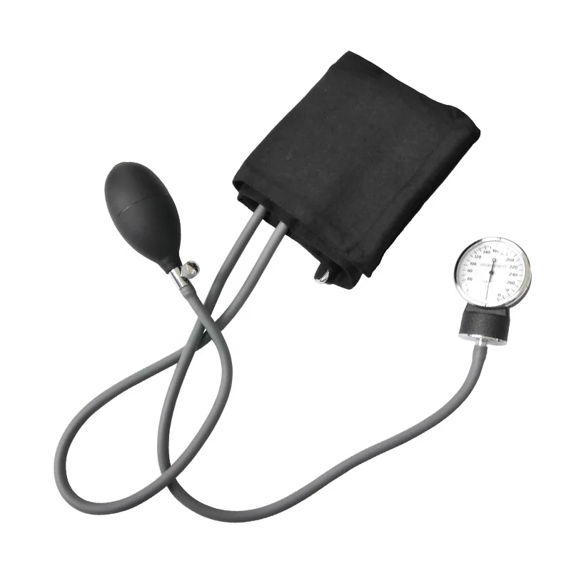 

Aneroid Sphygmomanometer Measure Device Home Use Blood Pressure Manual Watches Meter Arm Cuff Tool Tonometer for Adult with Bag