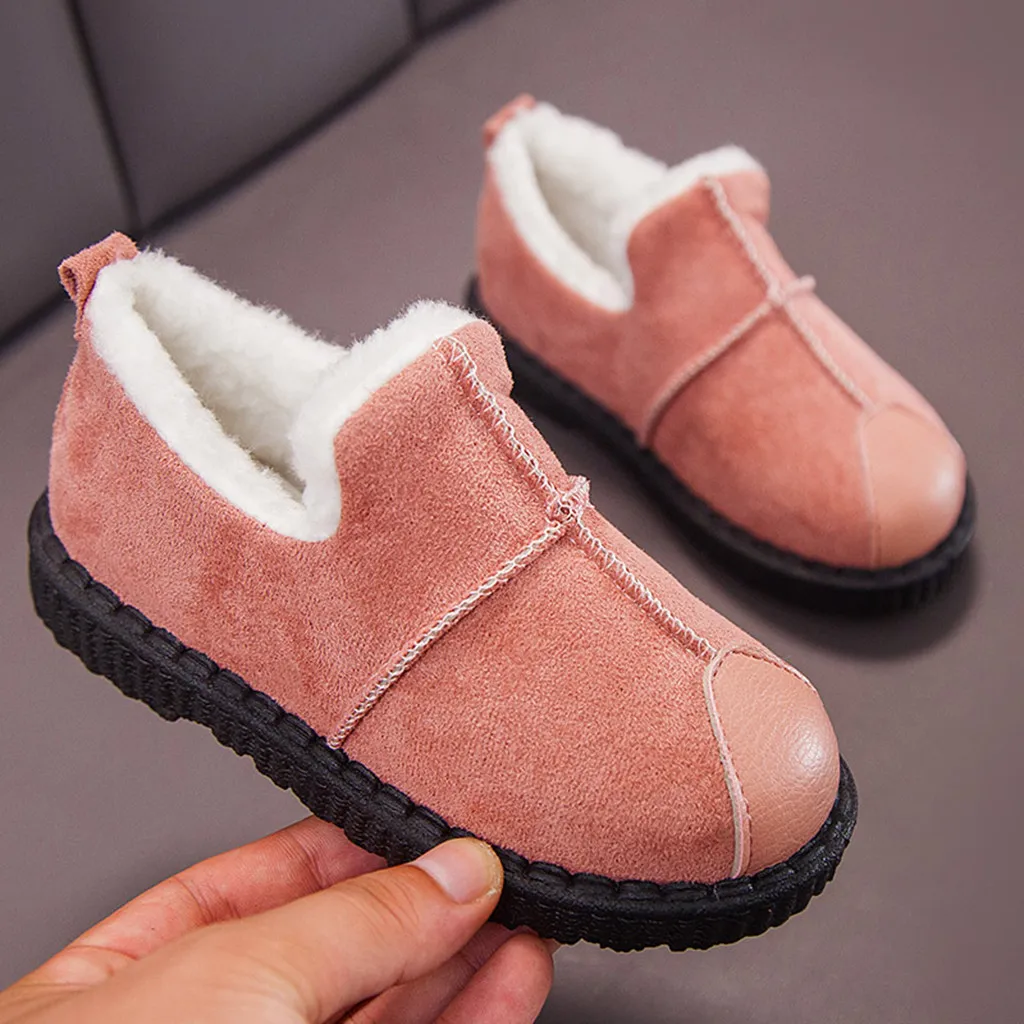 Модные детские ботинки для маленьких девочек и мальчиков; zapatos scarpe; спортивные короткие ботильоны; Повседневная Теплая обувь; botas buty chaussure