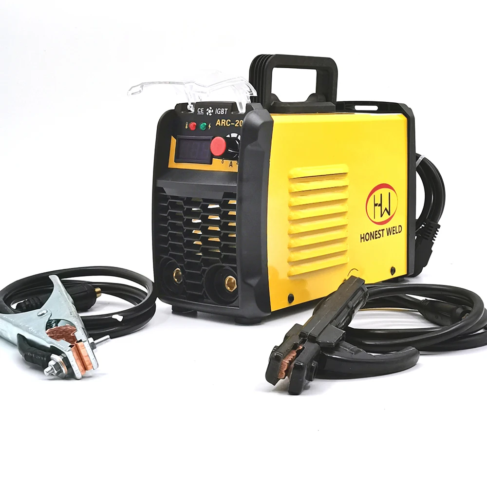 Soldador eléctrico por arco HONEST con pantalla Digital nuevo inversor IGBT/MMA/Arc/ZX7